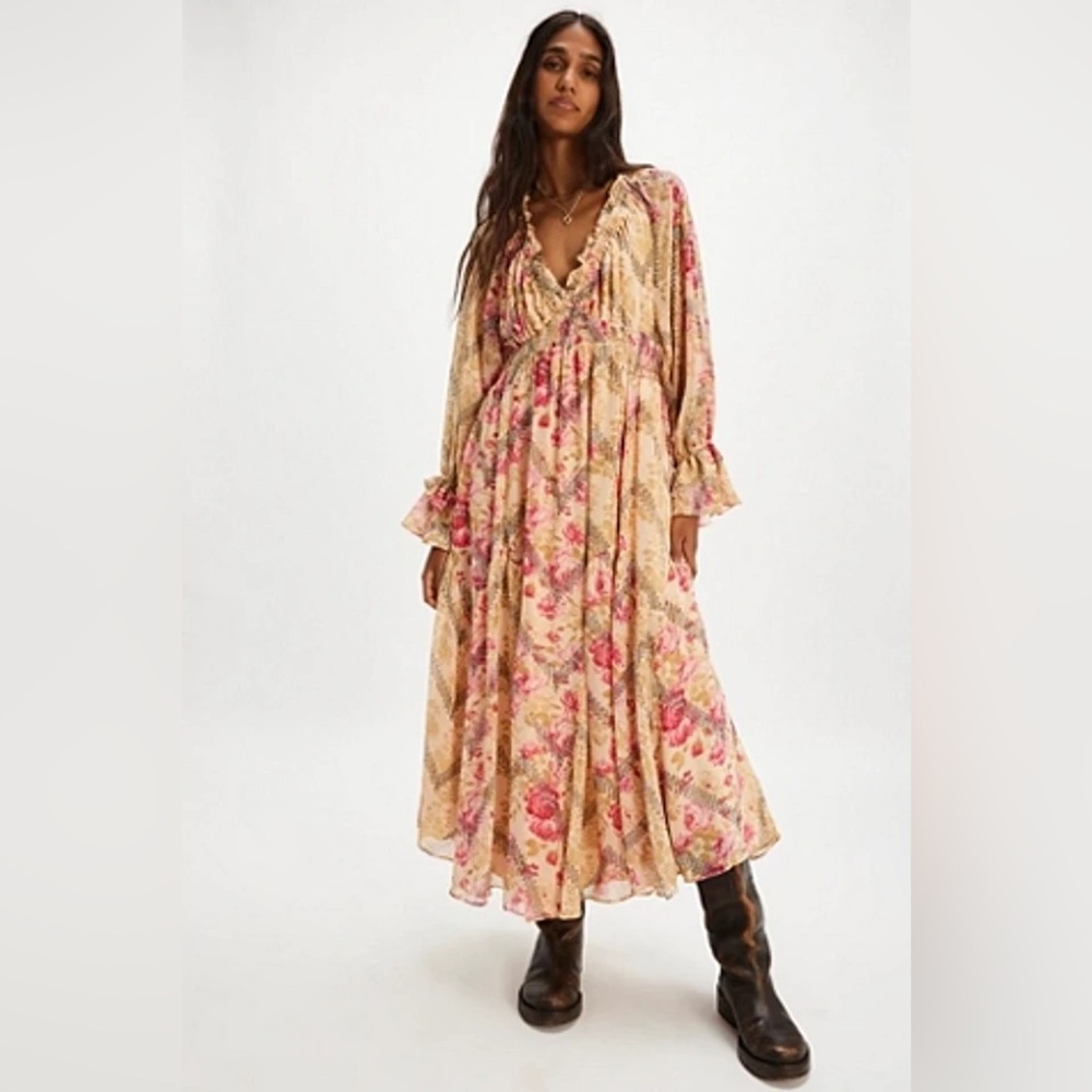 Free People Lena Midi Dress
